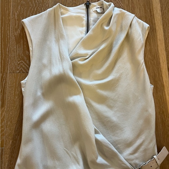 Helmut Lang cream belted dress - Picture 5 of 16